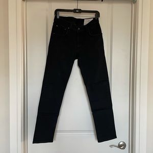 rag & bone Fit 2 Slim Fit Black Jeans - 30x30